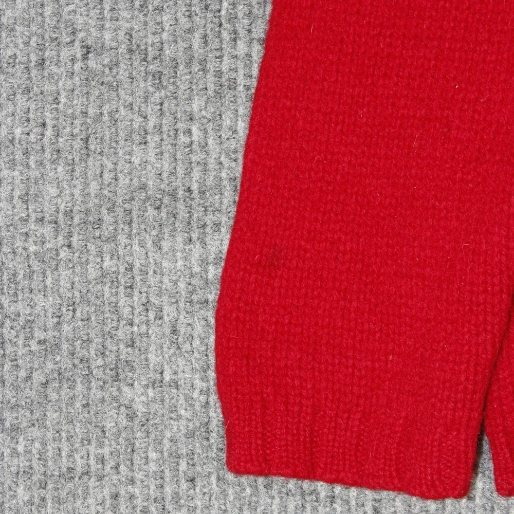 J Crew Sweater Mens M Red Wool Crewneck Pullover Knit‎ Long Sleeve Luxury
